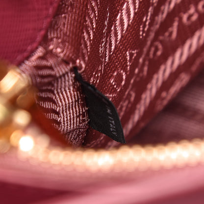 Prada Saffiano Lux Medium Tote Peonia 9 of 9