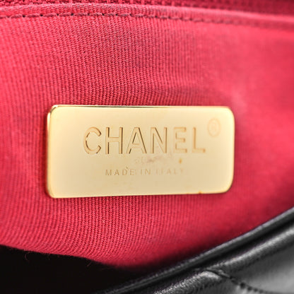 Chanel Lambskin Quilted Medium Chanel 19 Flap Black 6 of 9
