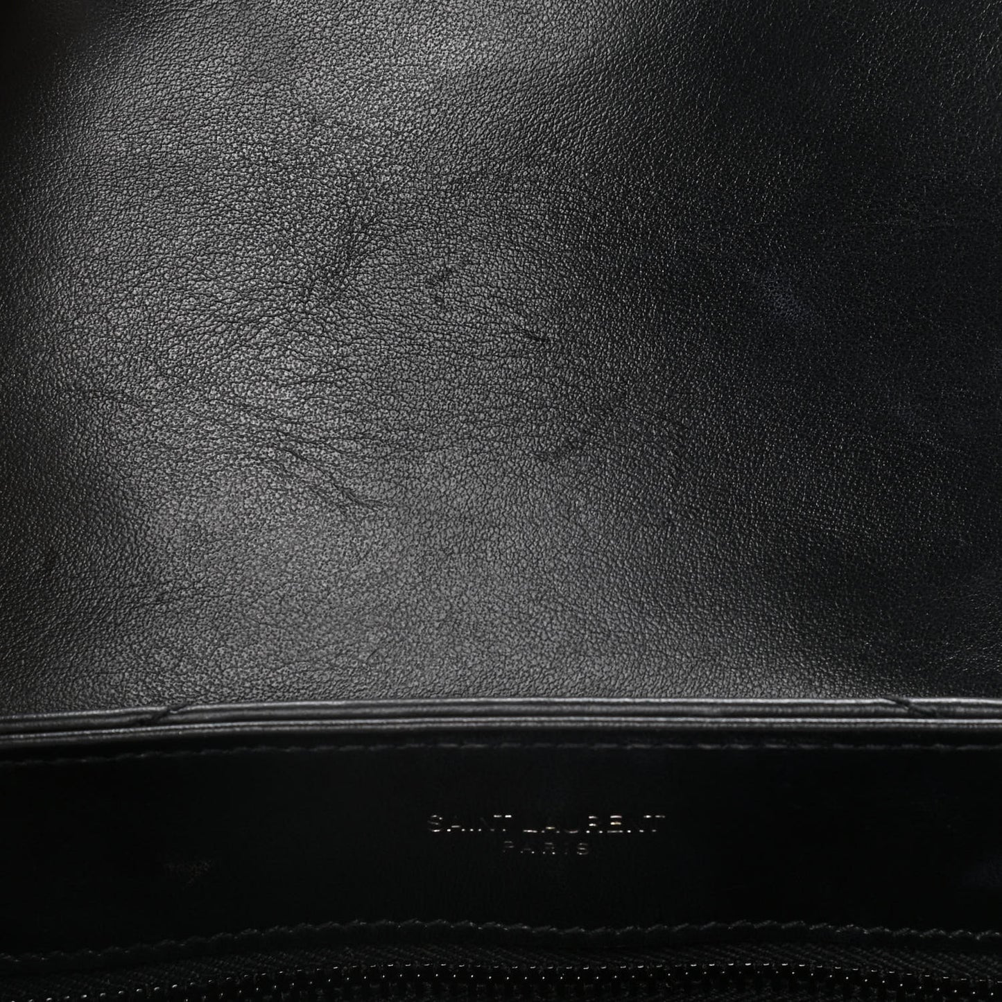 Calfskin Y Quilted Monogram Toy Loulou Crossbody Bag Black