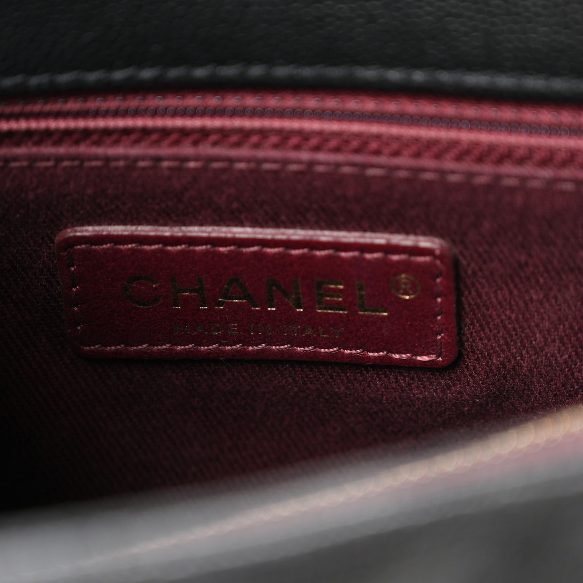 Chanel Caviar Quilted Small Coco Handle Flap Black 6 of 12