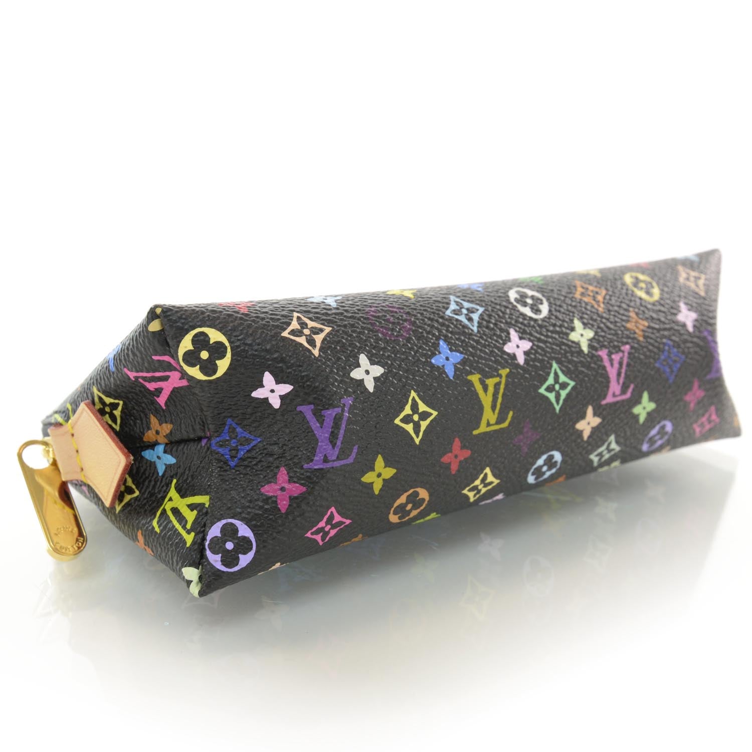Louis Vuitton Monogram Multicolor Cosmetic Pouch Black Grenade 4 of 7