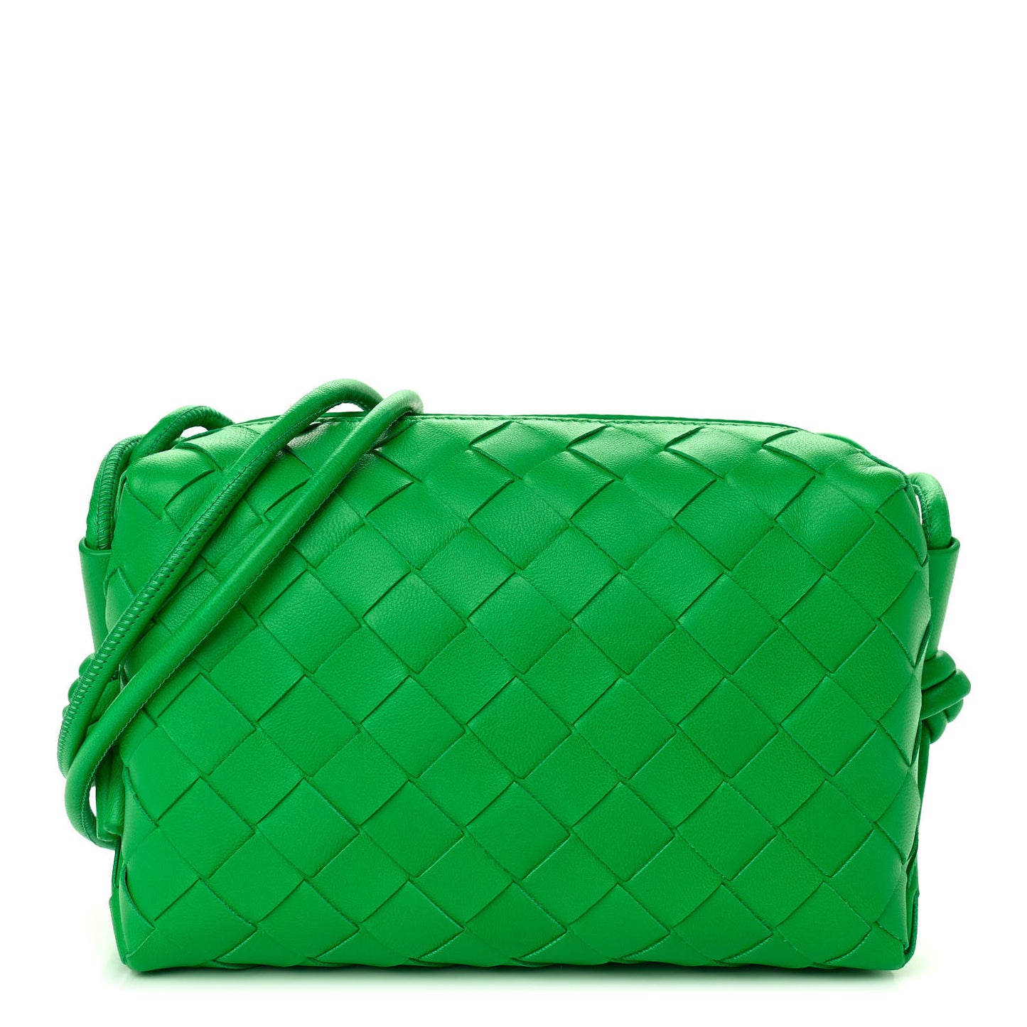 Nappa Intrecciato Mini Loop Camera Bag Parakeet