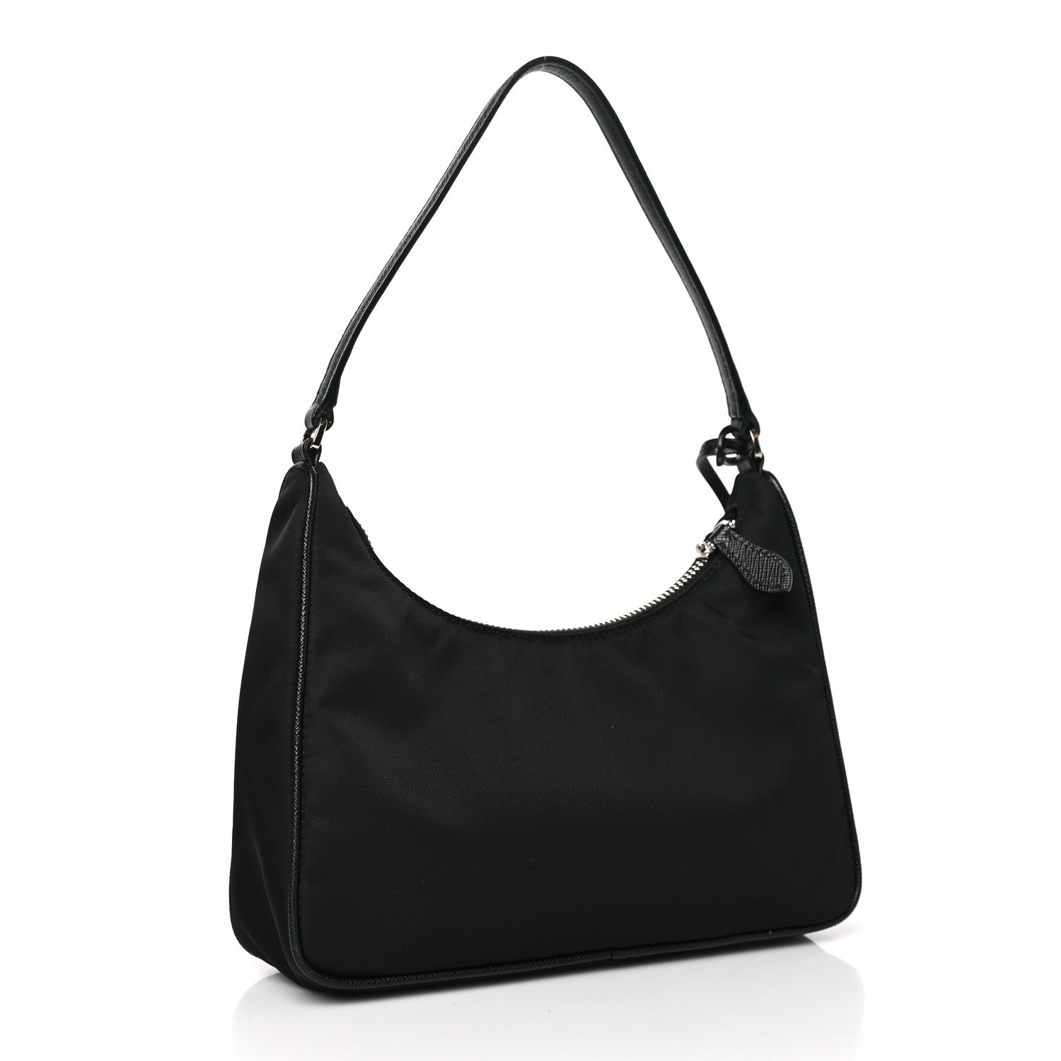 Prada Tessuto Nylon Saffiano Mini Re-Edition 2005 Bag Black 3 of 8