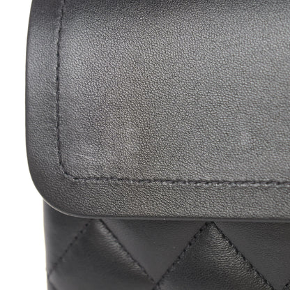 Chanel Lambskin Quilted Small Double Flap Black 14 of 17