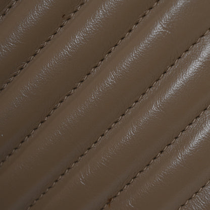 Saint Laurent Calfskin Matelasse Monogram Lou Camera Bag Taupe 12 of 15