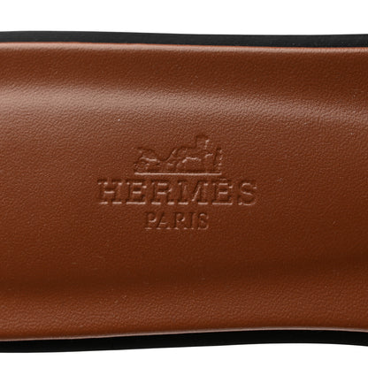 Hermes Denim Oran Sandals 38.5 Bleu Brut 7 of 9