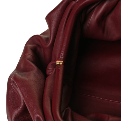 Bottega Veneta Smooth Butter Calf The Pouch Oversized Clutch Bordeaux 12 of 12