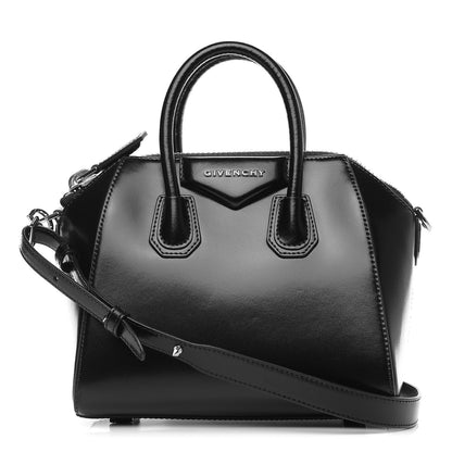 Givenchy Shiny Lord Calfskin Mini Antigona Black 1 of 9