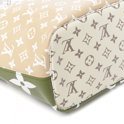 Louis Vuitton Monogram Giant Neverfull MM Kaki 6 of 9