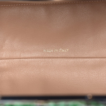 Jimmy Choo Gloss Elaphe Snakeskin Cara Clutch Kew 7 of 12