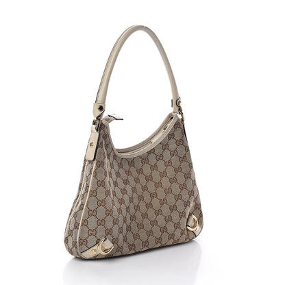 Gucci Monogram Medium Abbey D Ring Hobo Off White 2 of 7