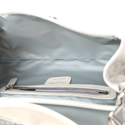 Christian Dior Monogram Romantique Trotter Flap Bag Grey 9 of 12