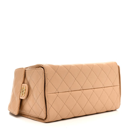 Chanel Caviar Quilted Small Chanel 25 Handbag Dark Beige 4 of 10