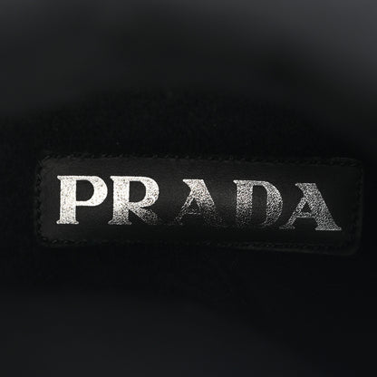 Prada Re-Nylon Triangle Logo Apres Ski Ankle Boots 42 Black 8 of 9