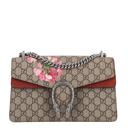 Gucci GG Supreme Monogram Blooms Small Dionysus Shoulder Bag Beige Multicolor Dry Rose 1 of 10