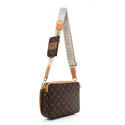 Louis Vuitton X NIGO Reverse Monogram Stripes Trio Messenger 3 of 13