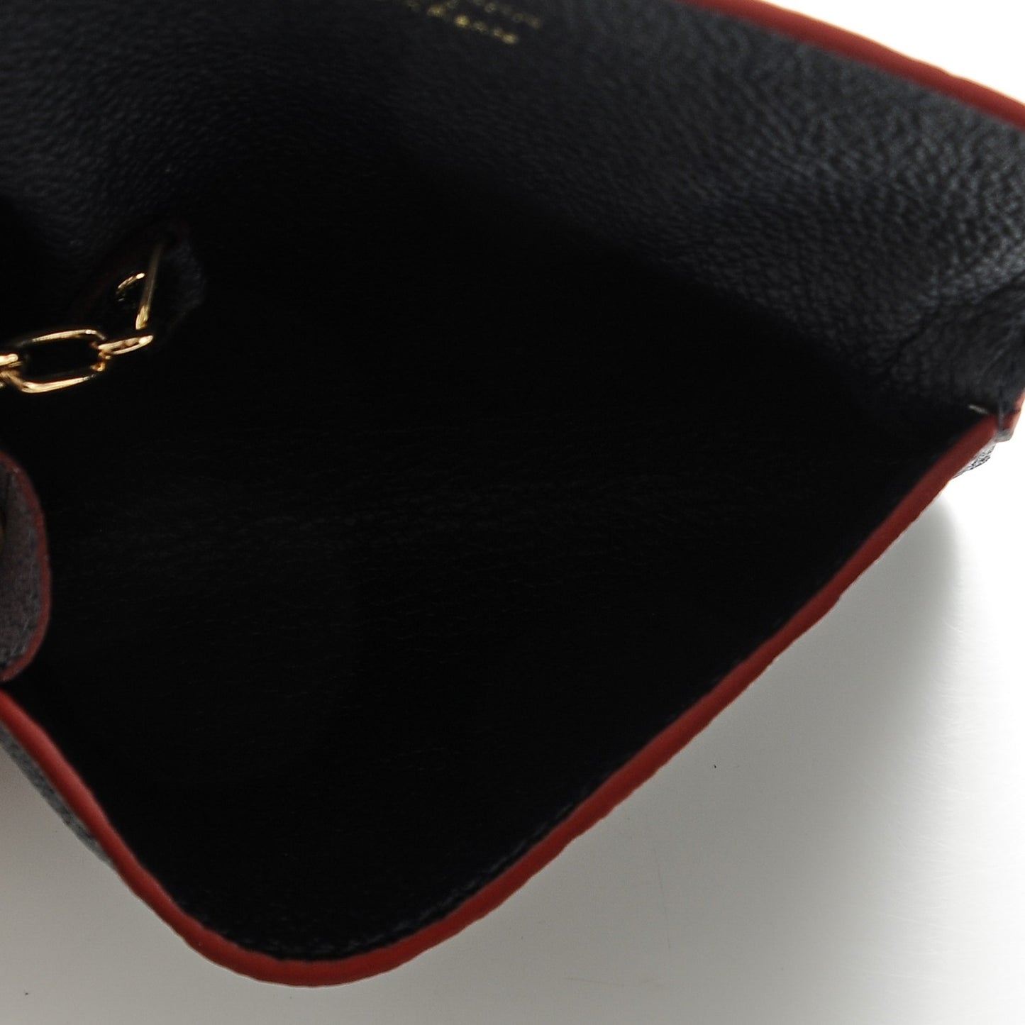 Empreinte Key Pouch Marine Rouge