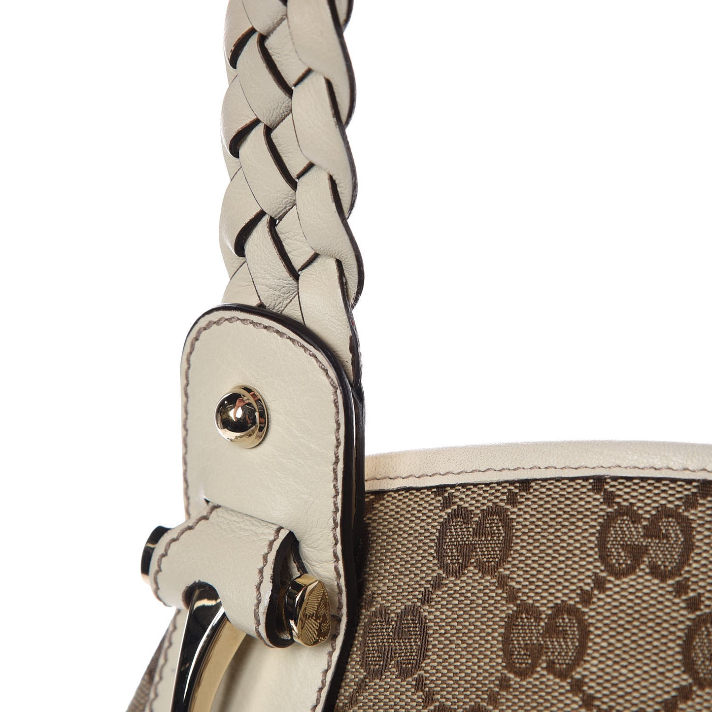 Monogram Medium Pelham Shoulder Bag Off White