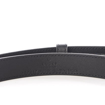 Gucci Calfskin Double G 20mm Belt 80 32 Black 4 of 5