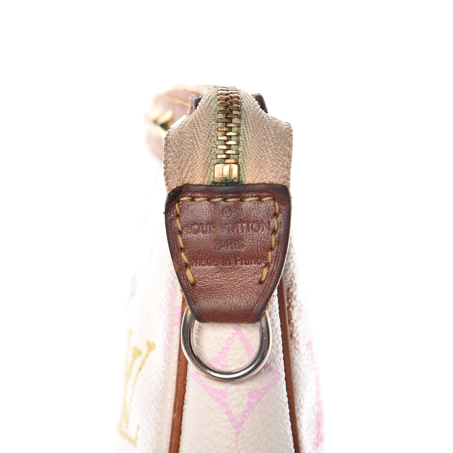 Monogram Multicolor Pochette Accessories White