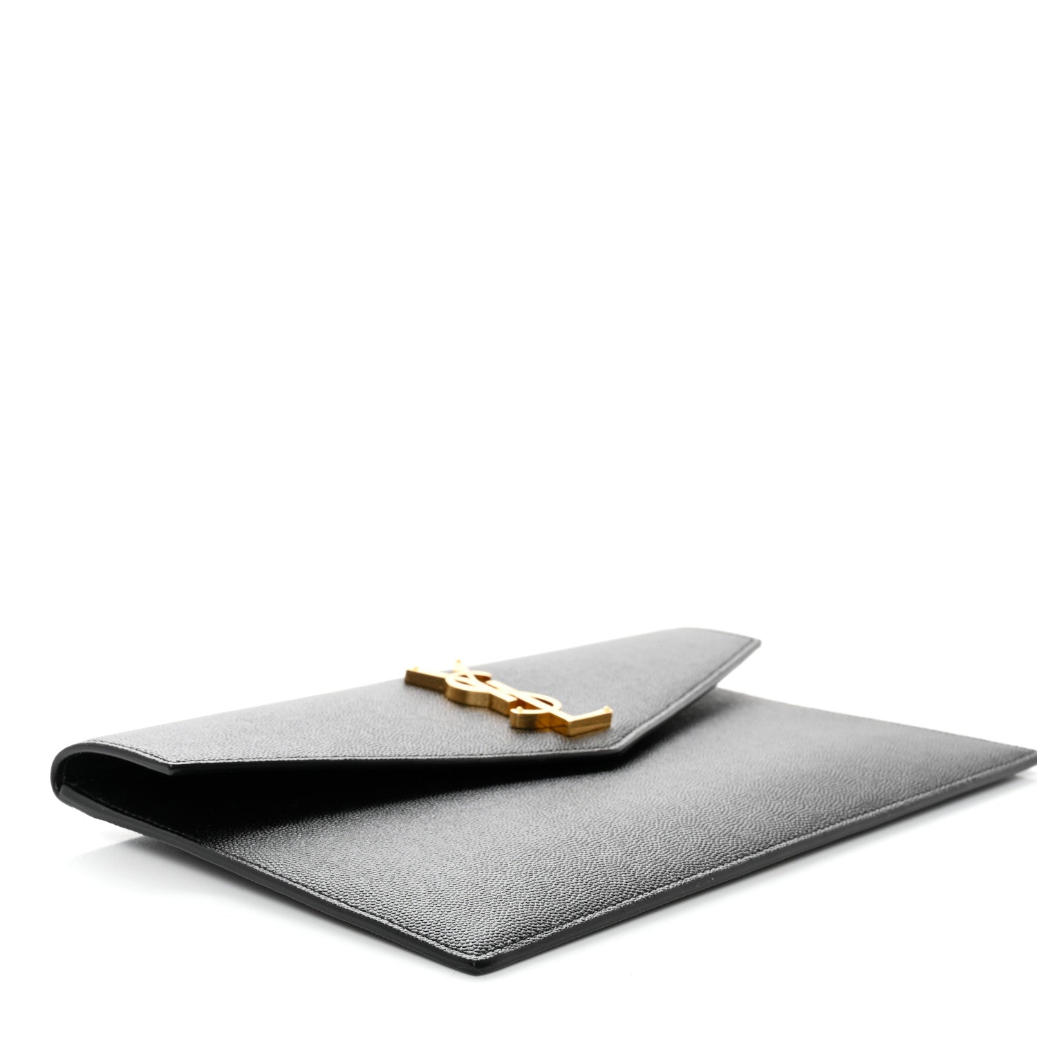 Saint Laurent Grain De Poudre Uptown Pouch Black 4 of 10