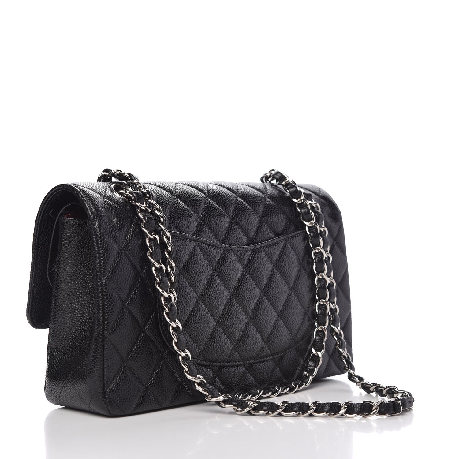Chanel Caviar Quilted Medium Double Flap Black 3 of 10