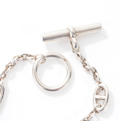 Hermes Sterling Silver Farandole Bracelet LG 3 of 5