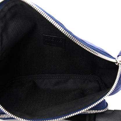 Loewe Canvas Front Pocket Logo Patch Bumbag Navy Blue 5 of 12