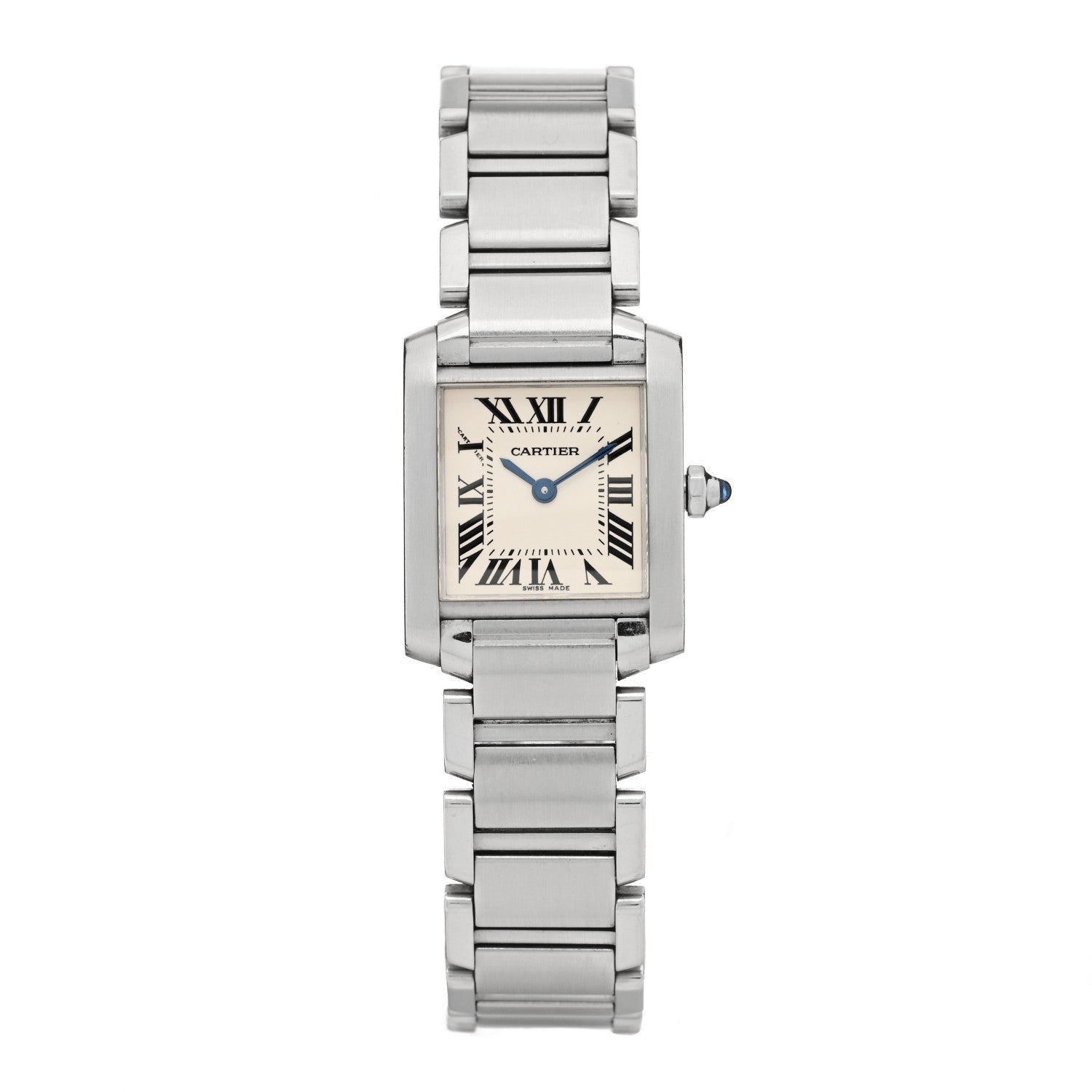 Cartier Stainless Steel 20mm Tank Francaise Quartz Watch 1 of 4