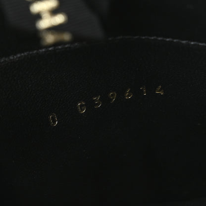 Chanel Calfskin Cap Toe High Boots 40 Black 6 of 9