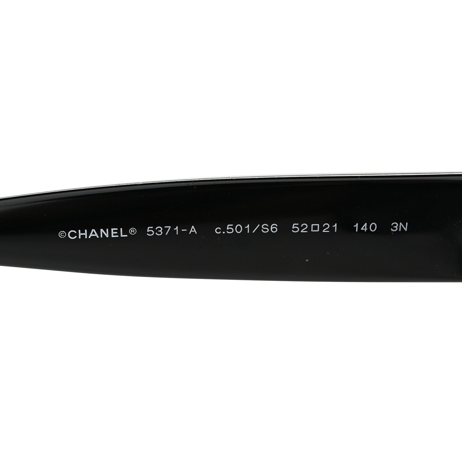 Chanel Acetate Butterfly Sunglasses 5371 Black 5 of 8