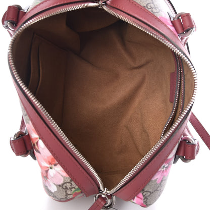 Gucci GG Supreme Monogram Blooms Small Boston Beige Multicolor Dry Rose 7 of 16