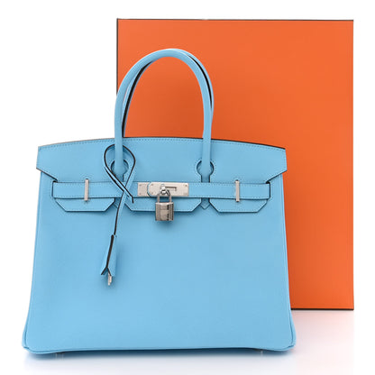 Hermes Epsom Birkin 30 Celeste 11 of 11