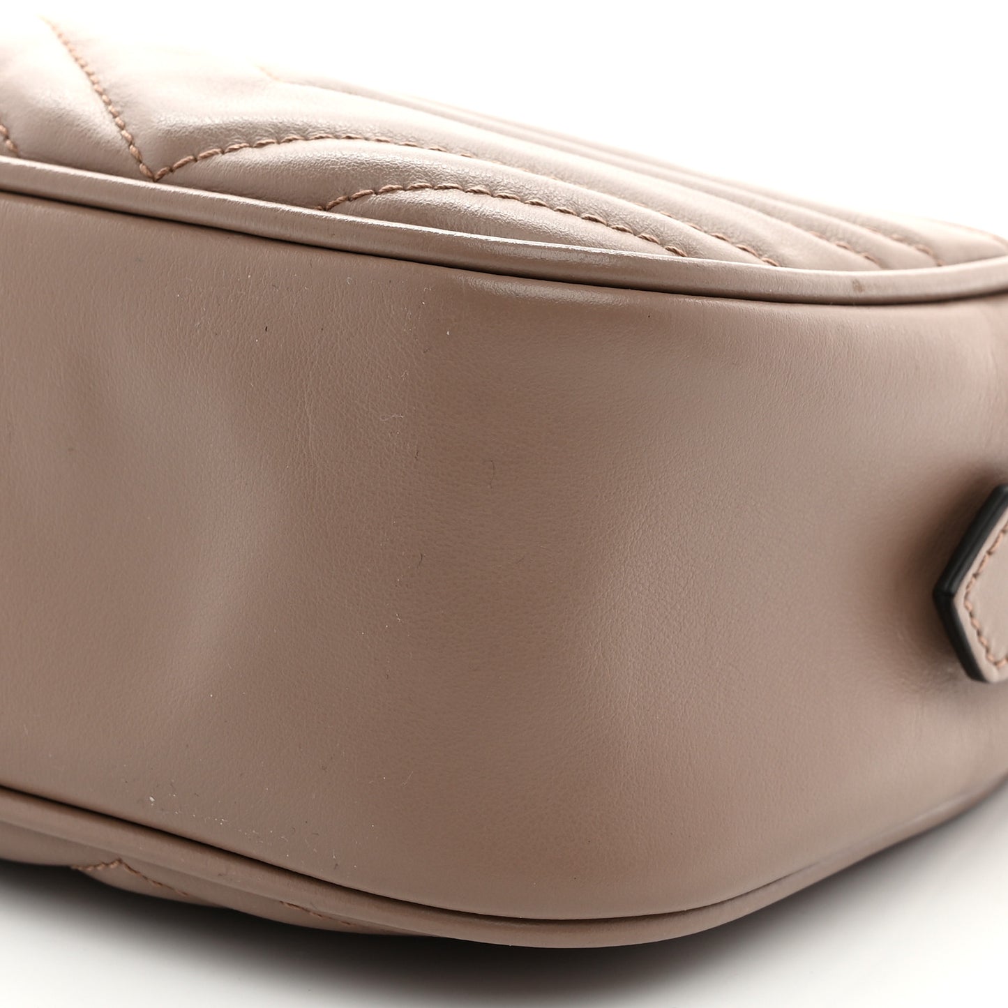 Calfskin Matelasse Small GG Marmont Chain Shoulder Bag Porcelain Rose