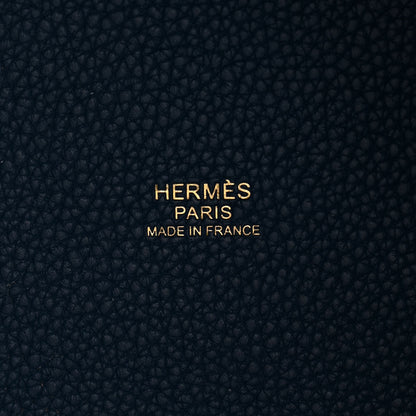 Hermes Taurillon Clemence Picotin Lock 22 MM Deep Bleu 6 of 11