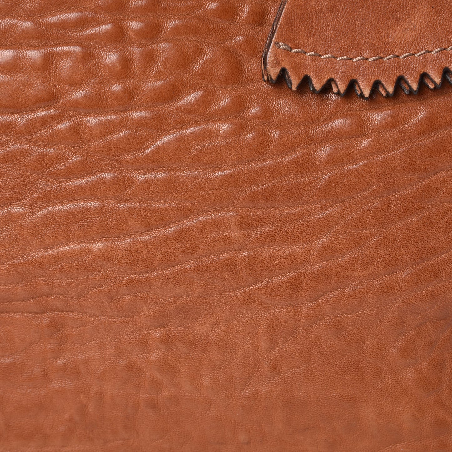 Goatskin Elvire Tote Brown