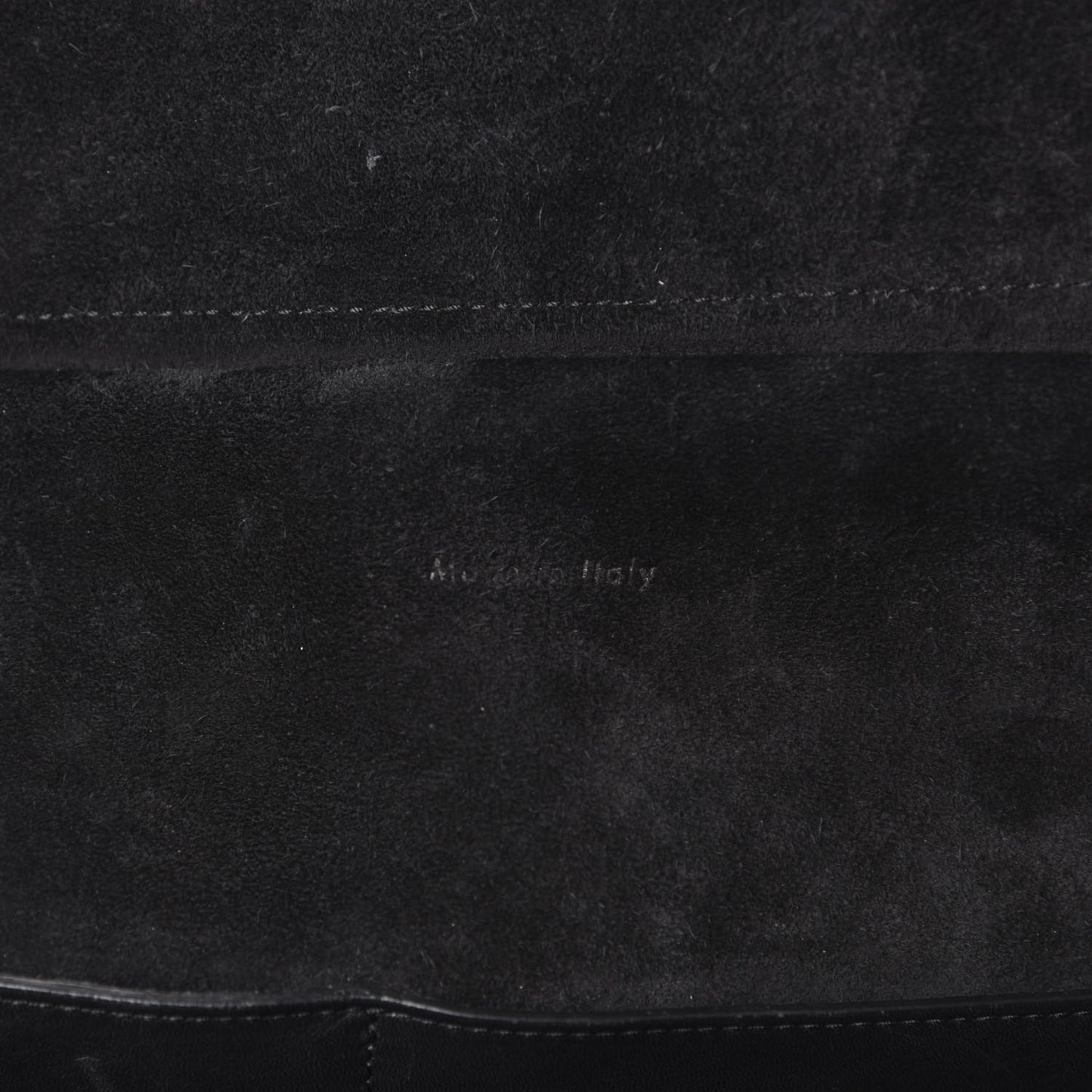 Calfskin Crocodile Embossed Small Belt Bag Black