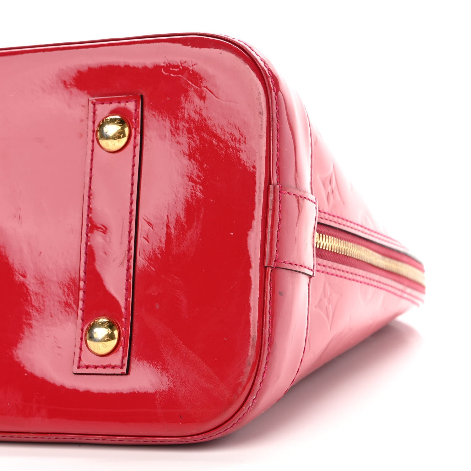 Louis Vuitton Vernis Alma MM Pomme D'Amour 10 of 13