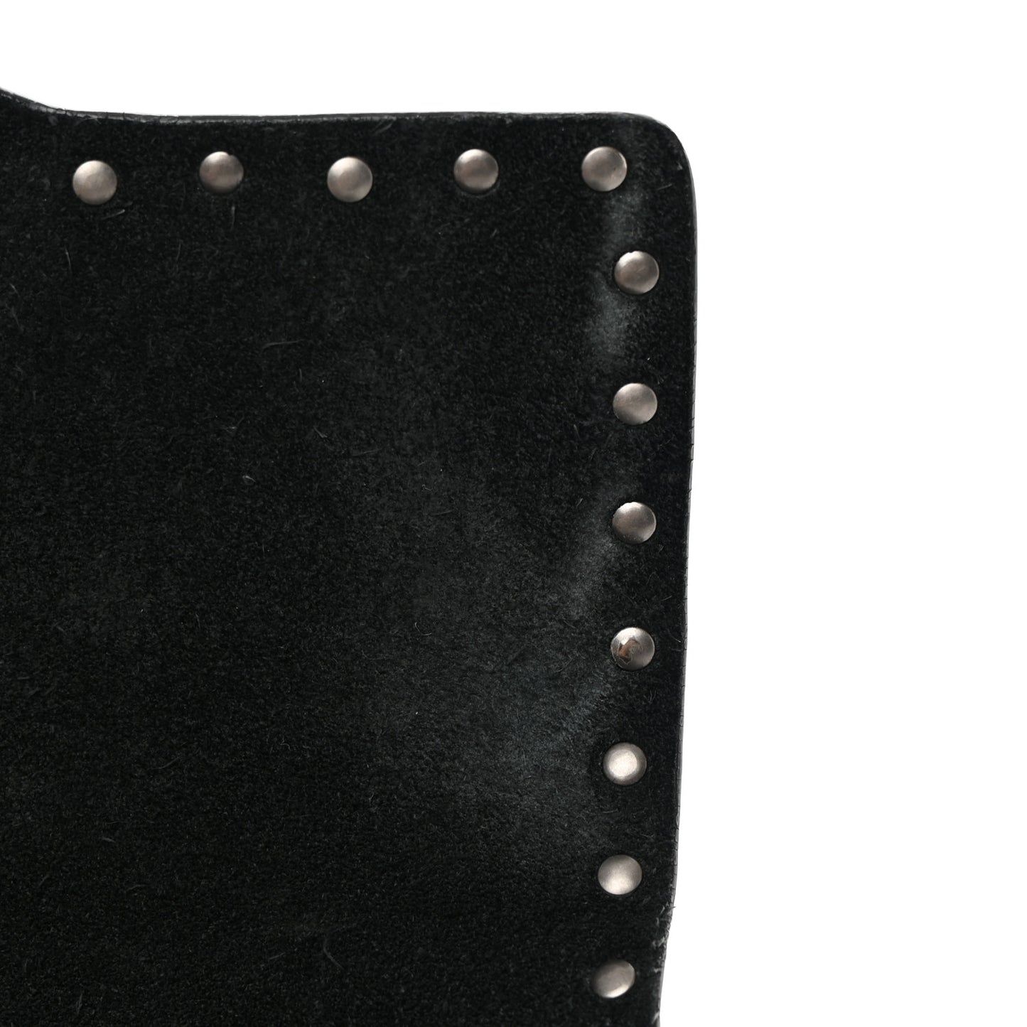 Pebbled Calfskin Turquoise Medium Guitar Strap Rockstud Rolling Flap Saddle Bag Black