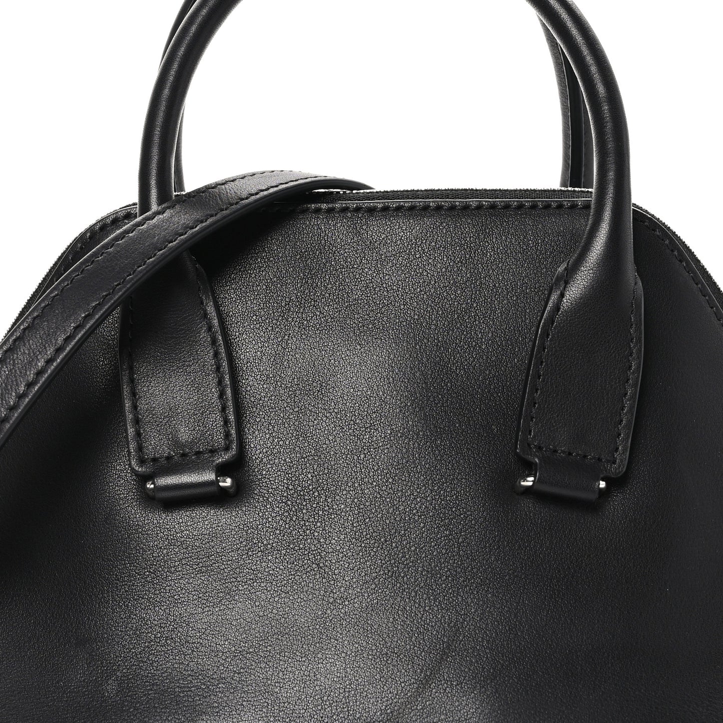 Saddle Calfskin Mini Devon Bag Black