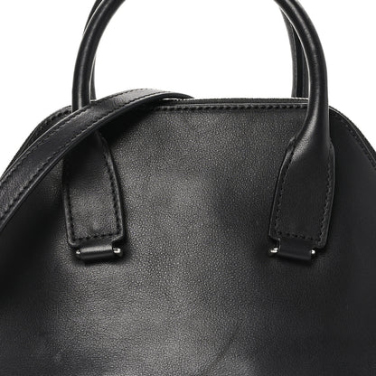 The Row Saddle Calfskin Mini Devon Bag Black 5 of 9