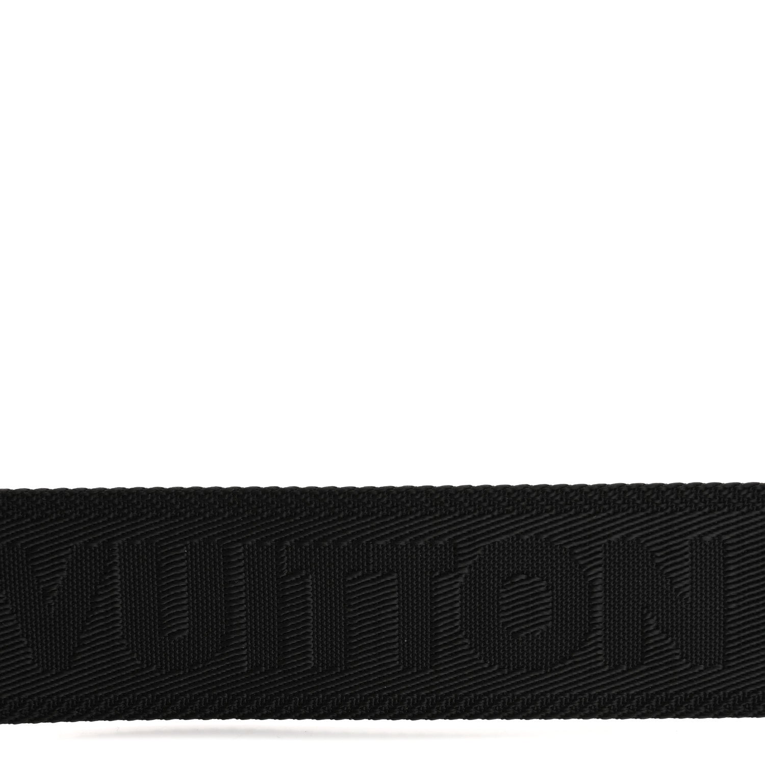 Louis Vuitton Nylon Calfskin Bubblegram Wallet Strap Black 4 of 4
