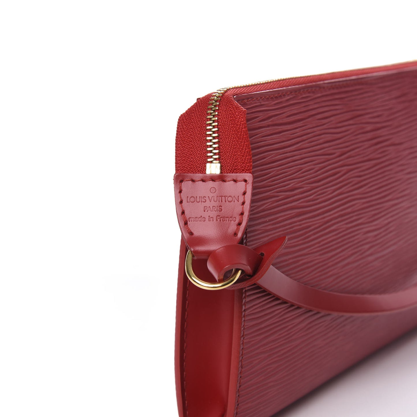 Epi Pochette Accessories 24 Castillan Red