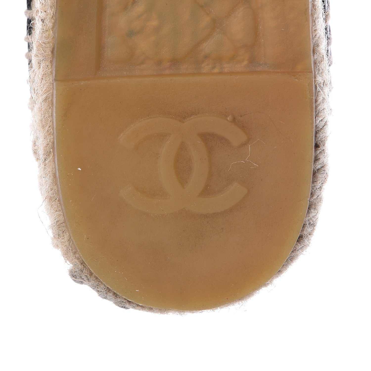 Chanel Lambskin CC Espadrilles 40 Black 10 of 13