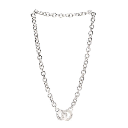 Tiffany Sterling Silver 1837 Circle Clasp Necklace 3 of 4