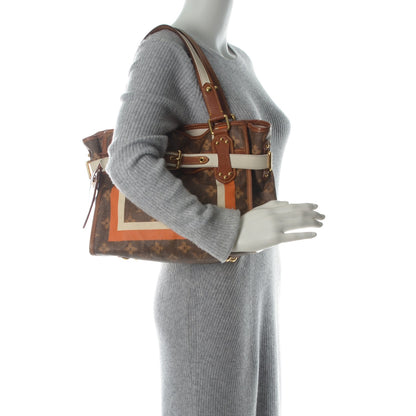 Louis Vuitton Monogram Rayures Tisse Sac PM 2 of 7