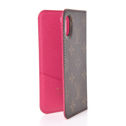 Louis Vuitton Monogram iPhone X Folio Case Rose Pop 3 of 7