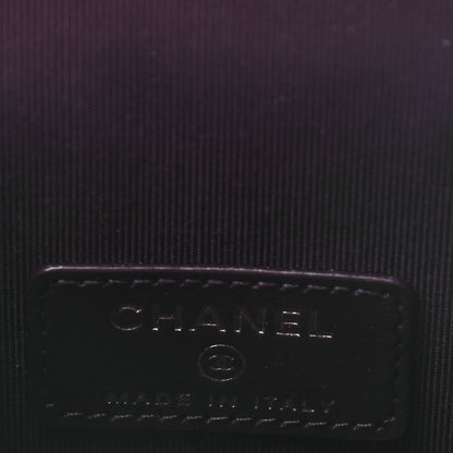 Chanel Caviar Quilted Phone Holder With Chain Black 6 of 7