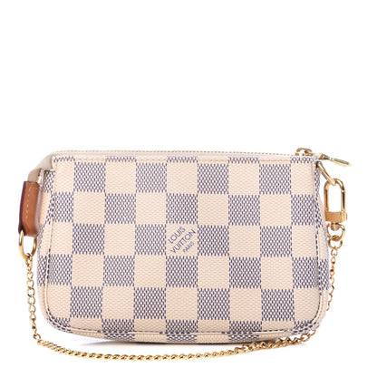Louis Vuitton Damier Azur Mini Pochette Accessories 1 of 8