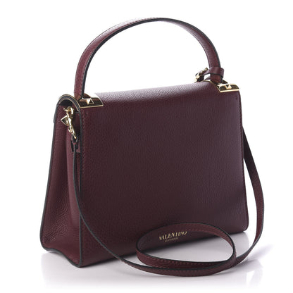 Valentino Garavani Grainy Calfskin Small My Rockstud Frame Bag Rubin 3 of 9